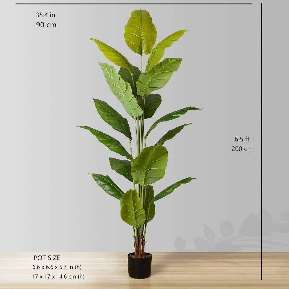 Artificial Spathiphyllum Leaf Potted Plant (Multiple Sizes)