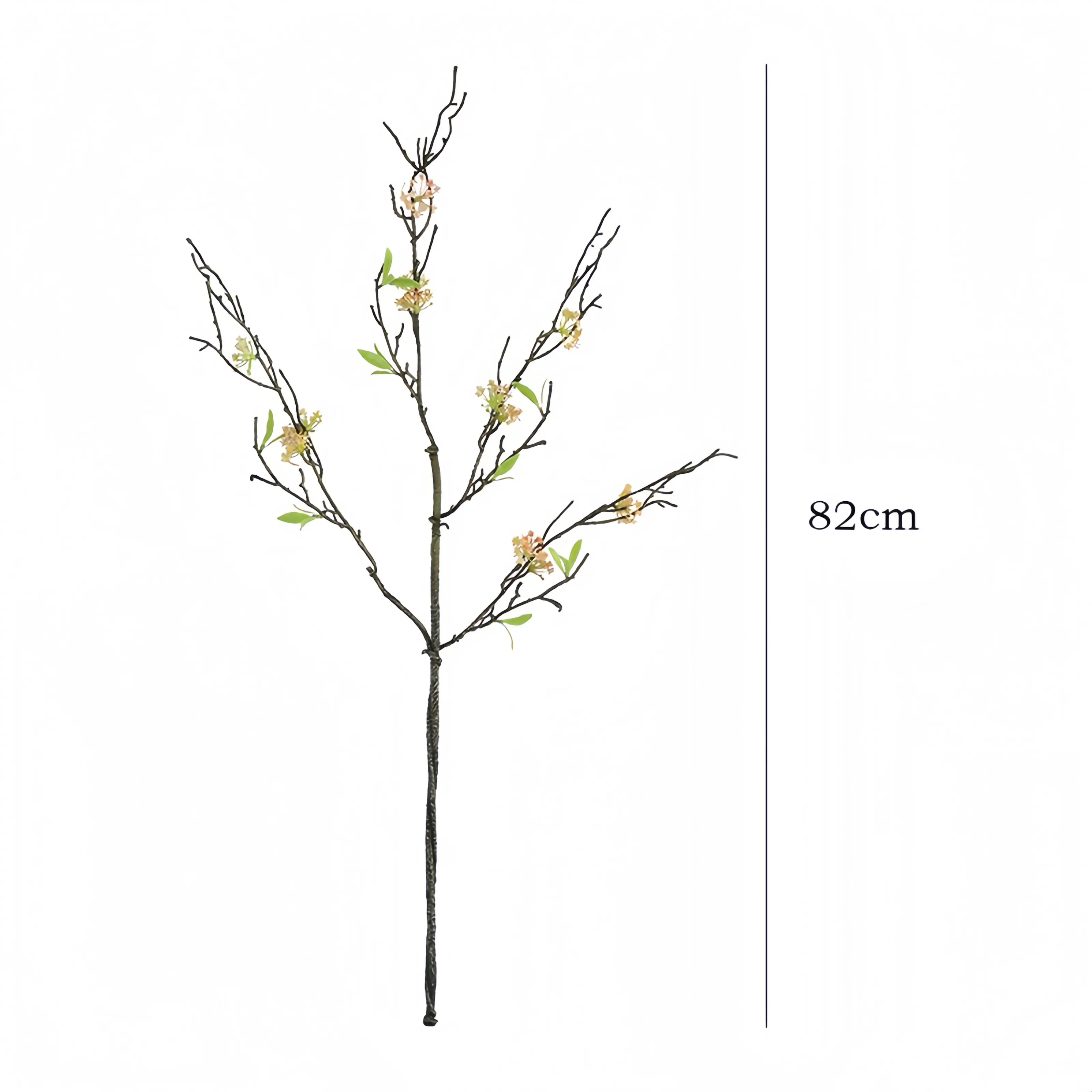 Retro Wheat Straw Pear Blossom Branch