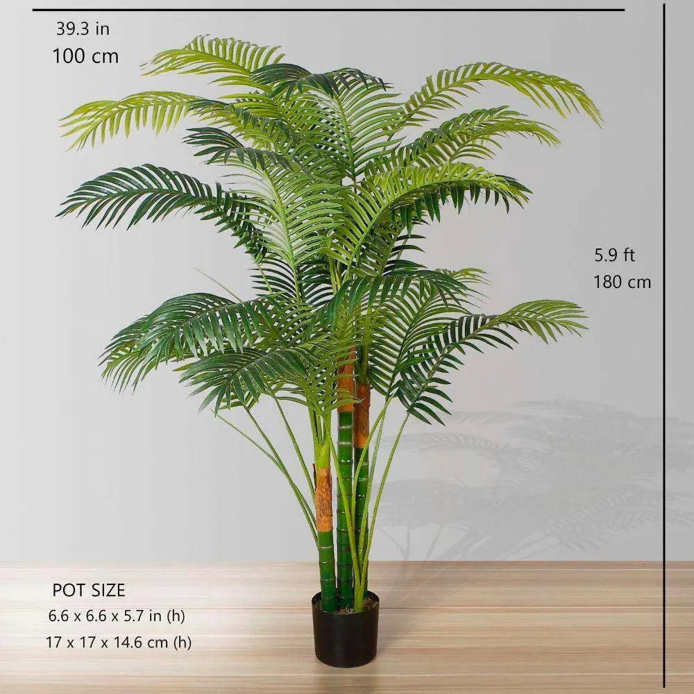 Hawaii Artificial Palm Tree Potted Plant