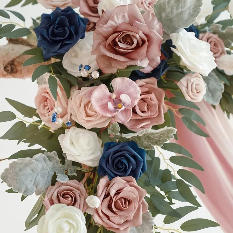 pink&dark blue