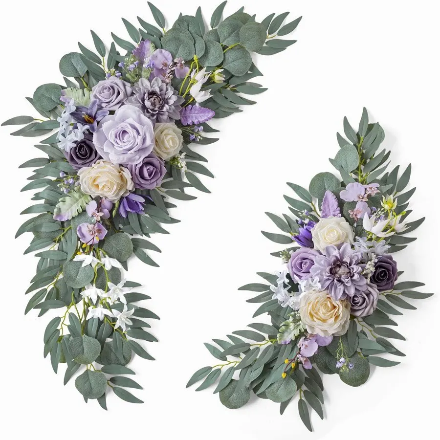Senior Sign Flower Purple