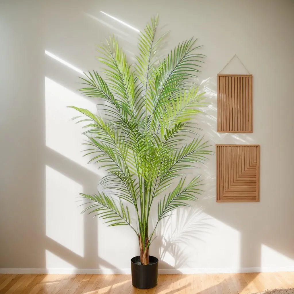 Artificial Areca Palm Tree Potted Plant