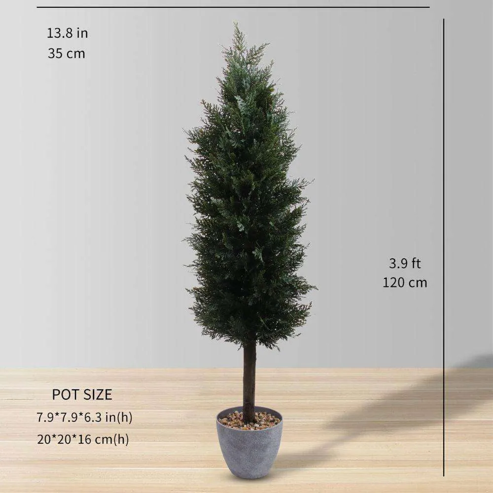 Faux Potted Cedar Topiary Plant (Multiple Size)