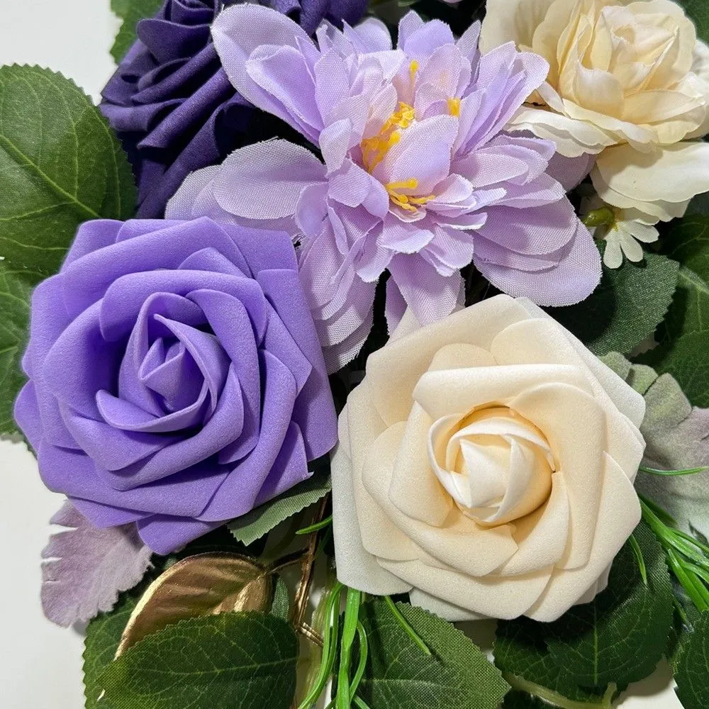 Sign Flower Purple&Green