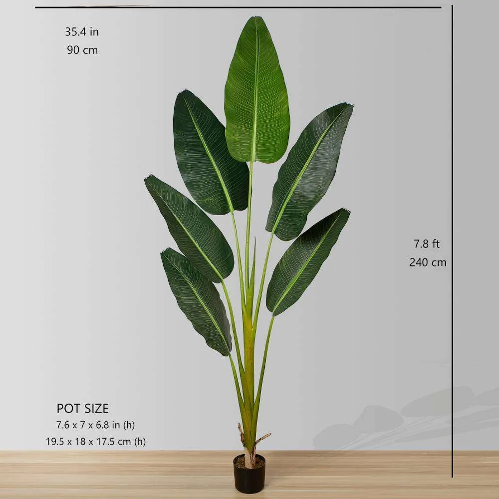Senior Artificial Bird Of Paradise Potted Plant (Multiple Sizes)