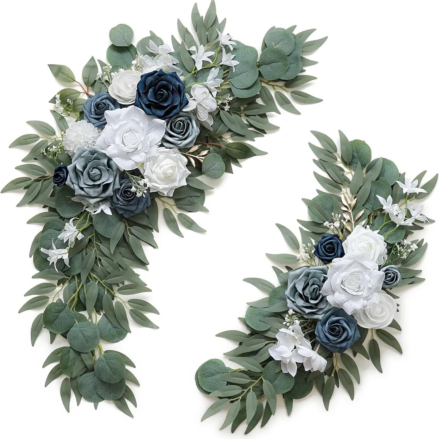 Senior Sign Flower Dark Blue