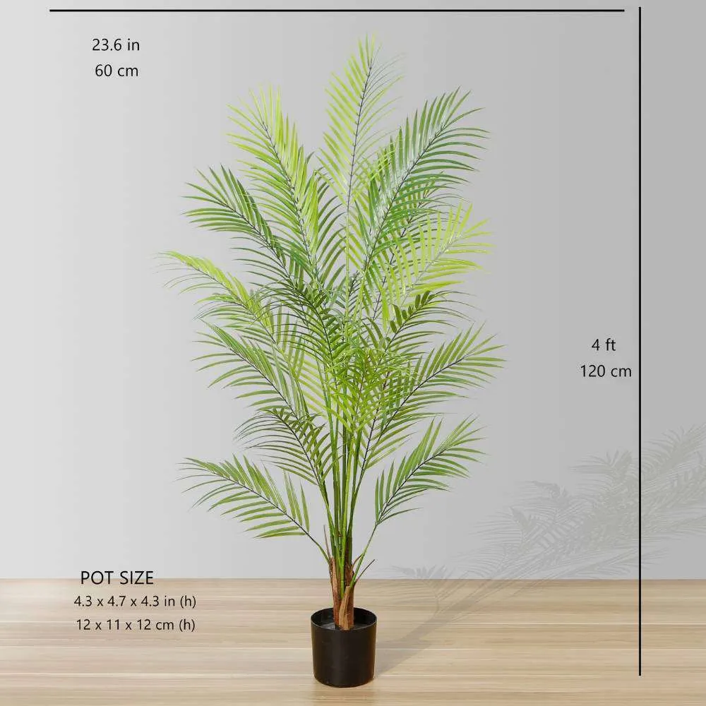 Artificial Areca Palm Tree Potted Plant