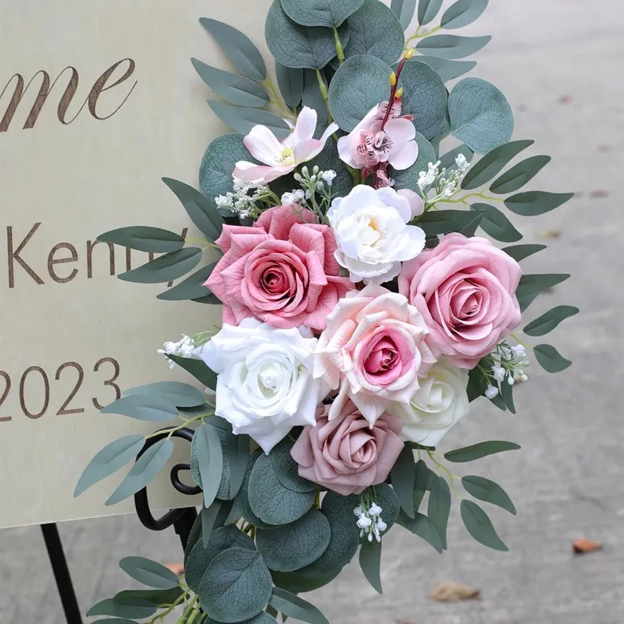 Senior Sign Flower Pink