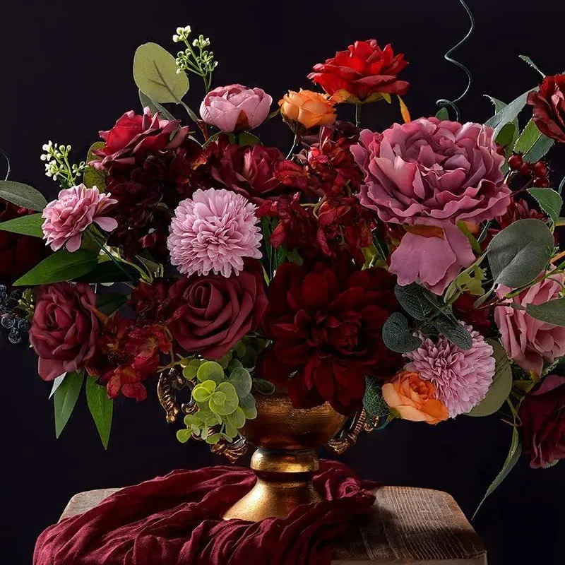burgundy rose
