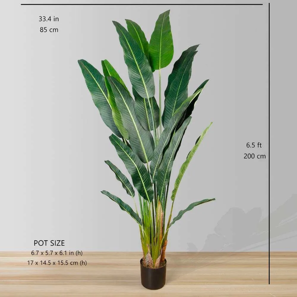 Senior Artificial Travellers Palm Tree Potted Plant