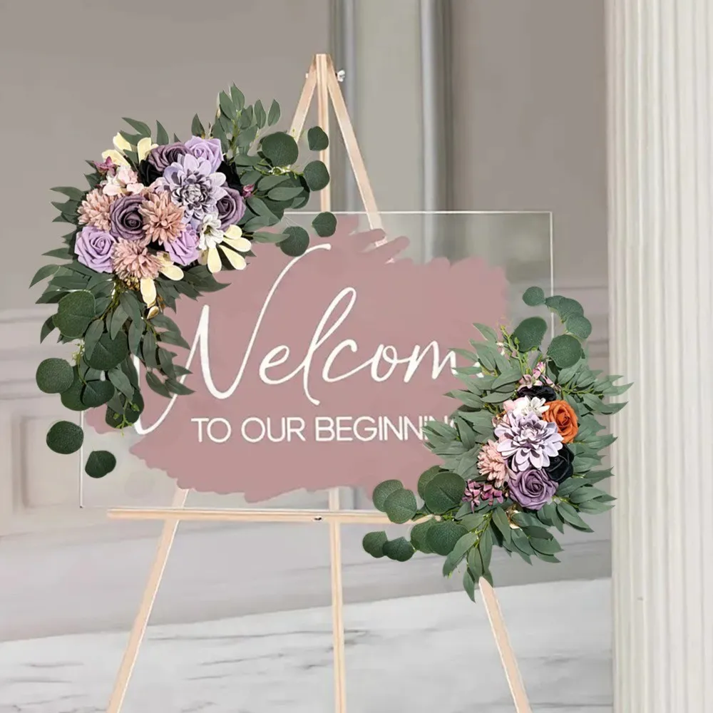 Sign Flower Purple Plus