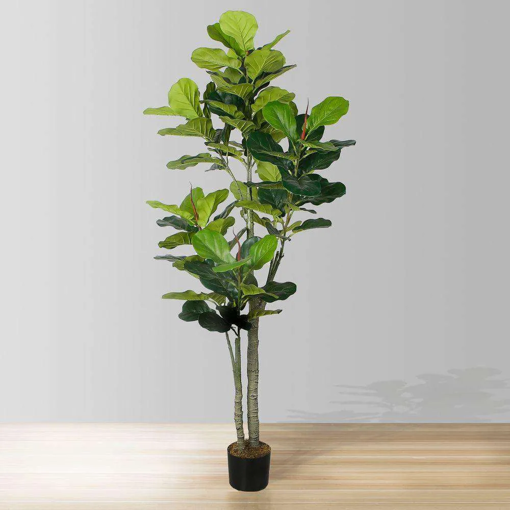 Artificial Fiddle Leaf Potted Plant