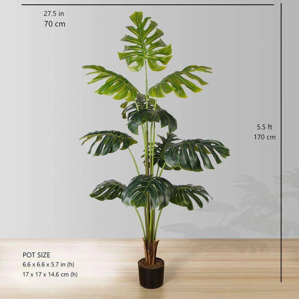 Artificial Monstera Potted Plant (Multiple Sizes)