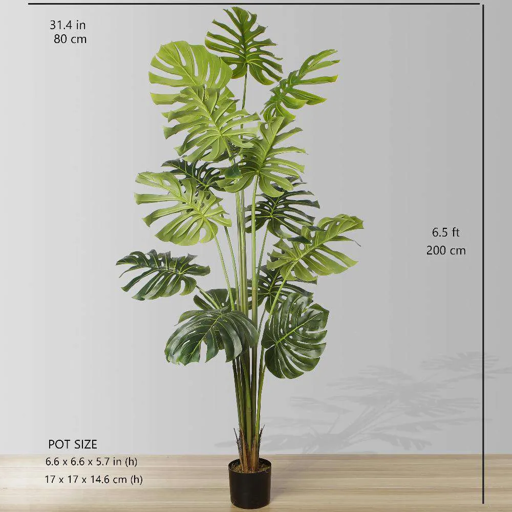 Artificial Monstera Potted Plant (Multiple Sizes)