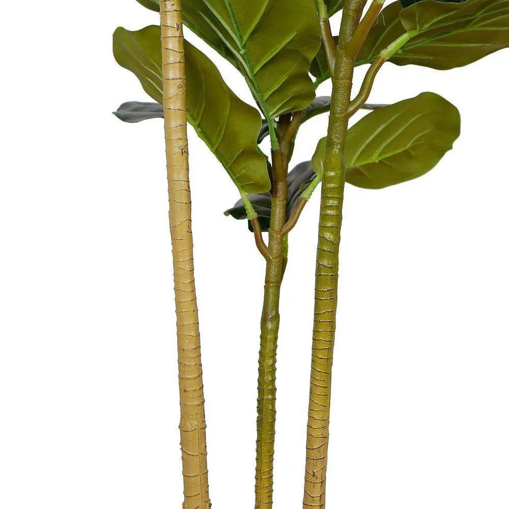 Lyrata Artificial Fiddle Leaf Potted Plant (Multiple Sizes)