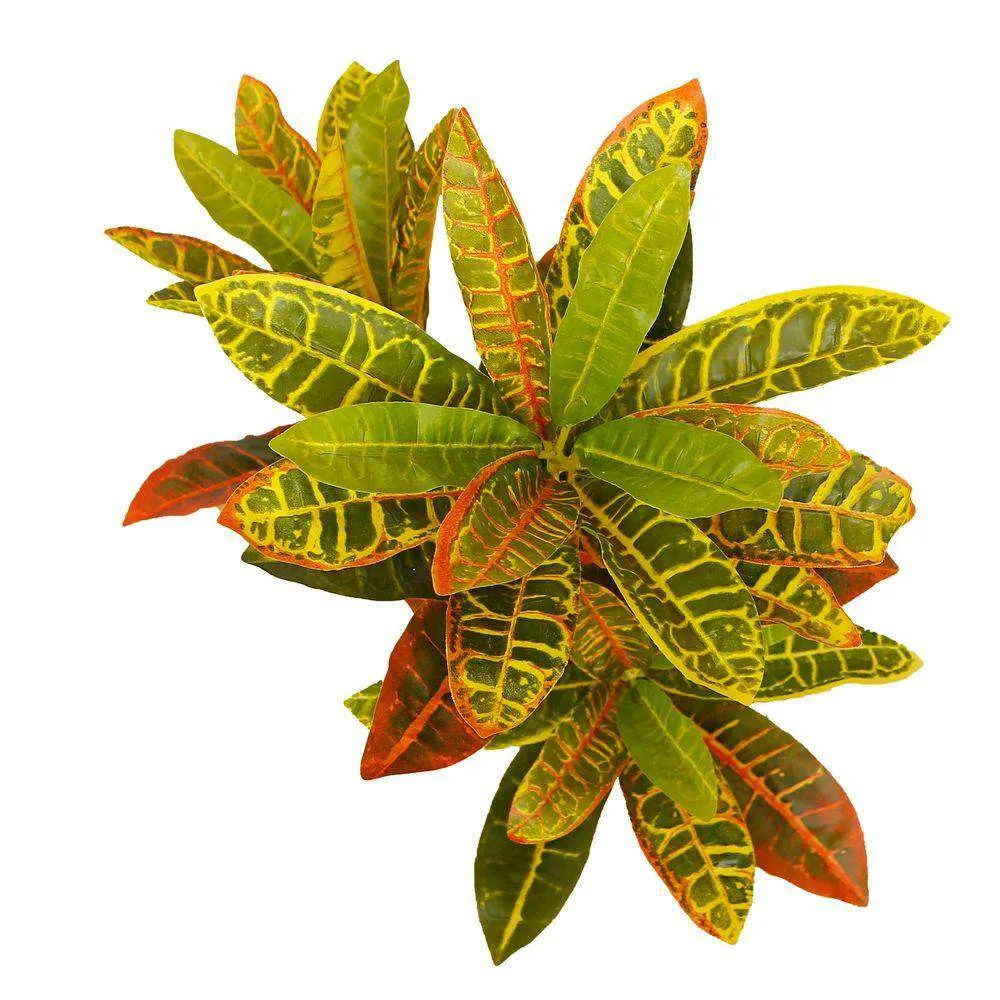 Artificial Crotons Potted Plant