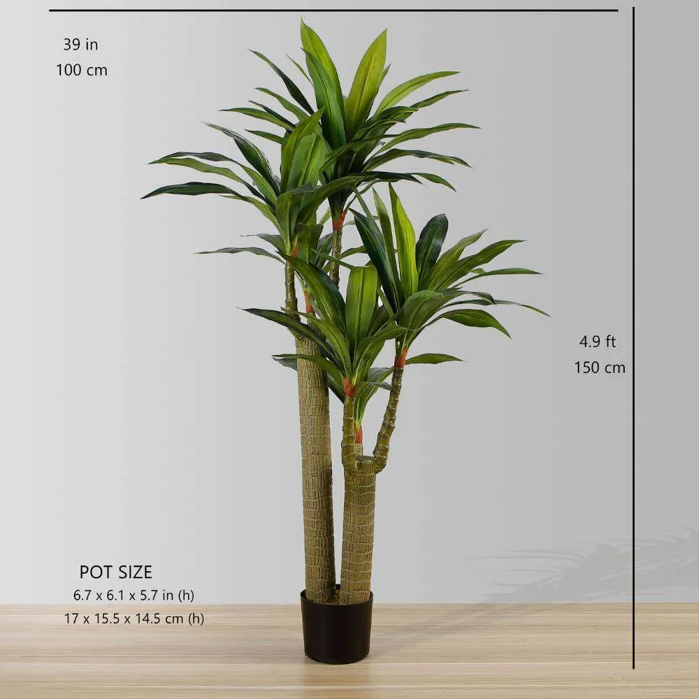 Artificial Draecena Tree Potted Plant (Multiple Sizes)