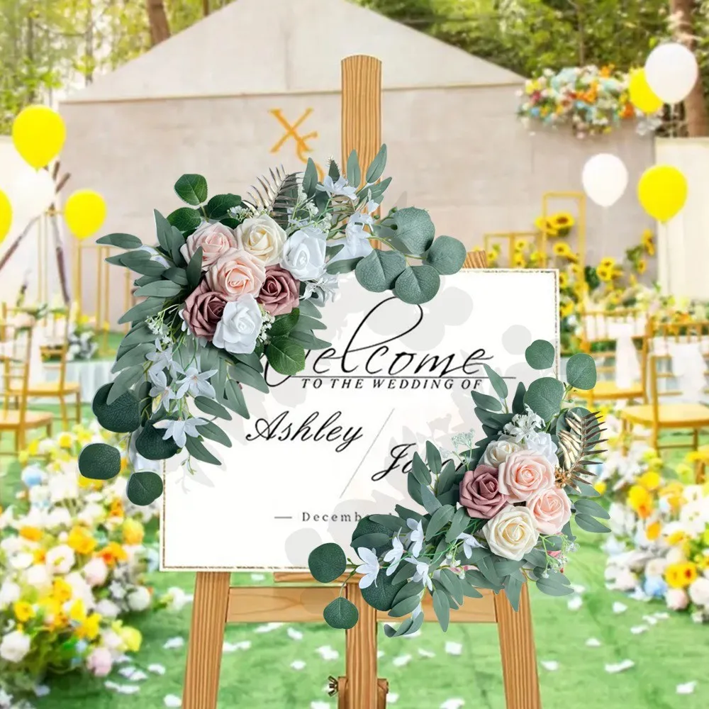 Sign Flower Gray Pink