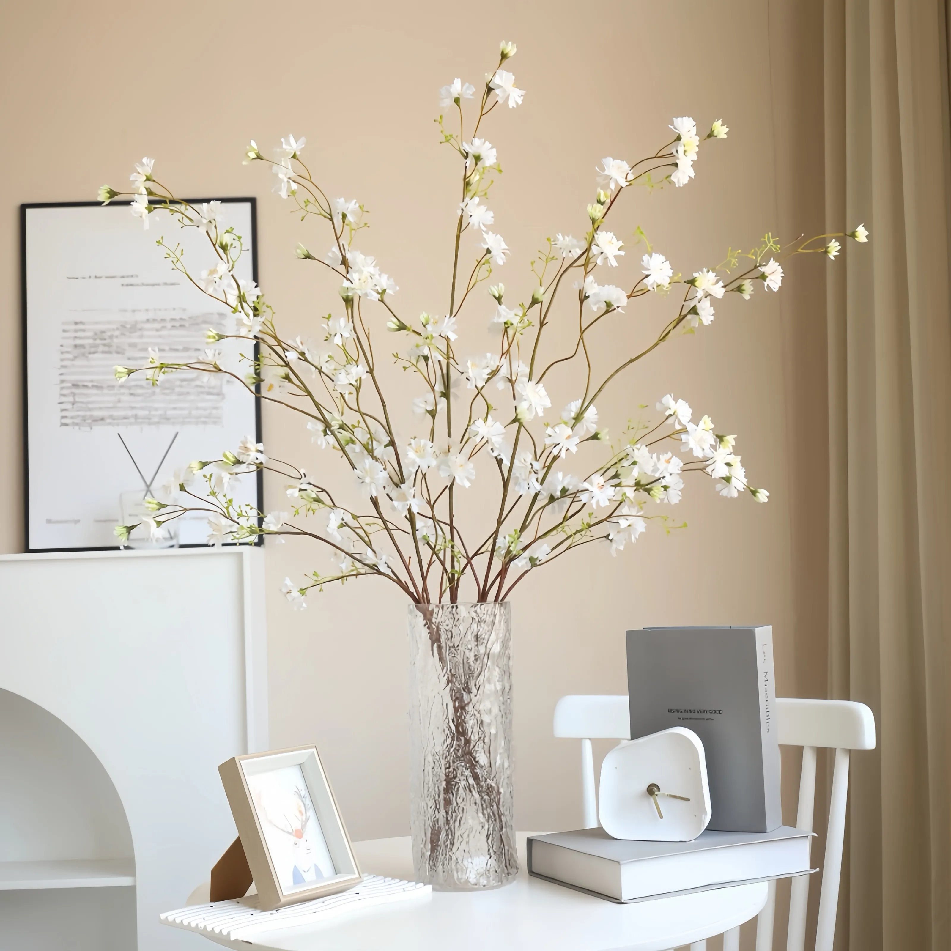 Artificial Willow Chrysanthemum Branch