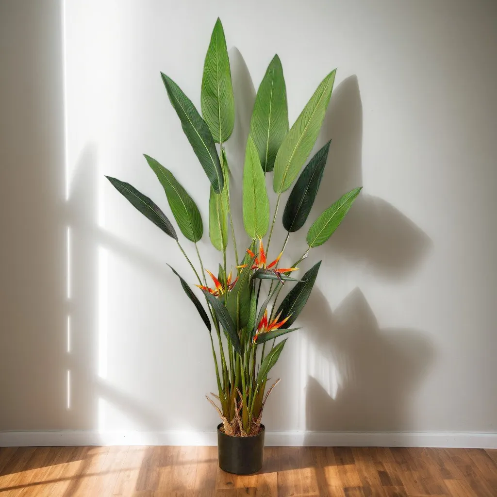 Amber Artificial Bird Of  Paradise Potted Plant (Multiple Sizes)