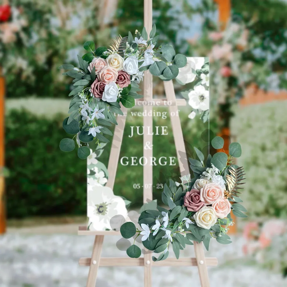 Sign Flower Gray Pink