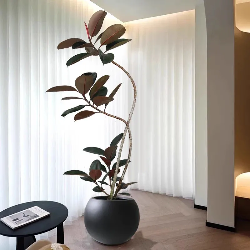 Artificial Rubber Potted Plant