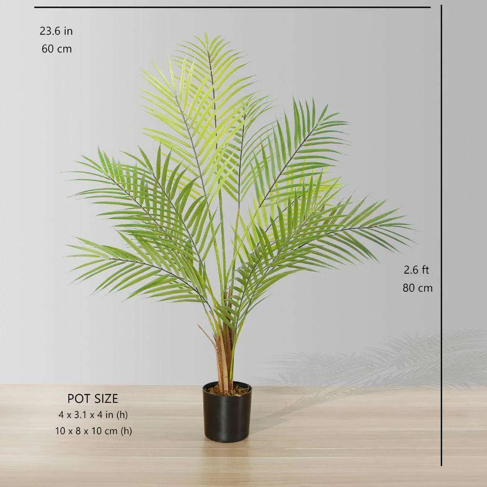 Artificial Areca Palm Tree Potted Plant