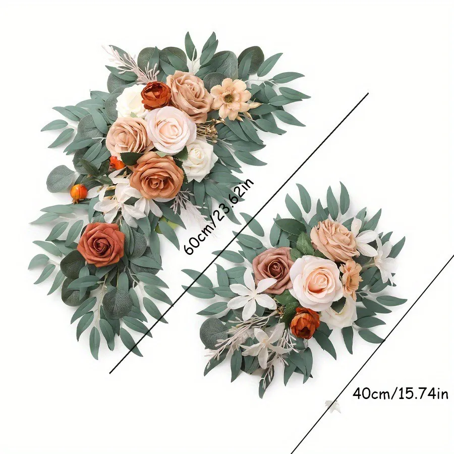 Sign Flower Burnt Orange