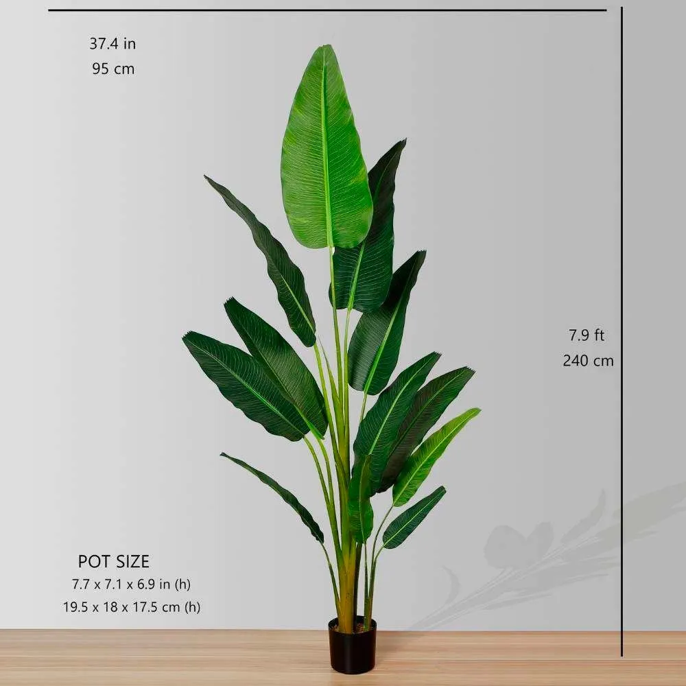 Artificial Travellers Palm Tree Potted Plant