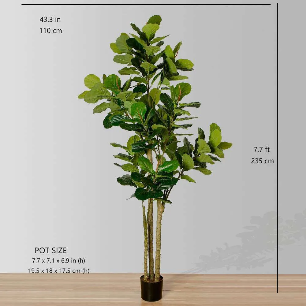 Artificial Fiddle Leaf Potted Plant