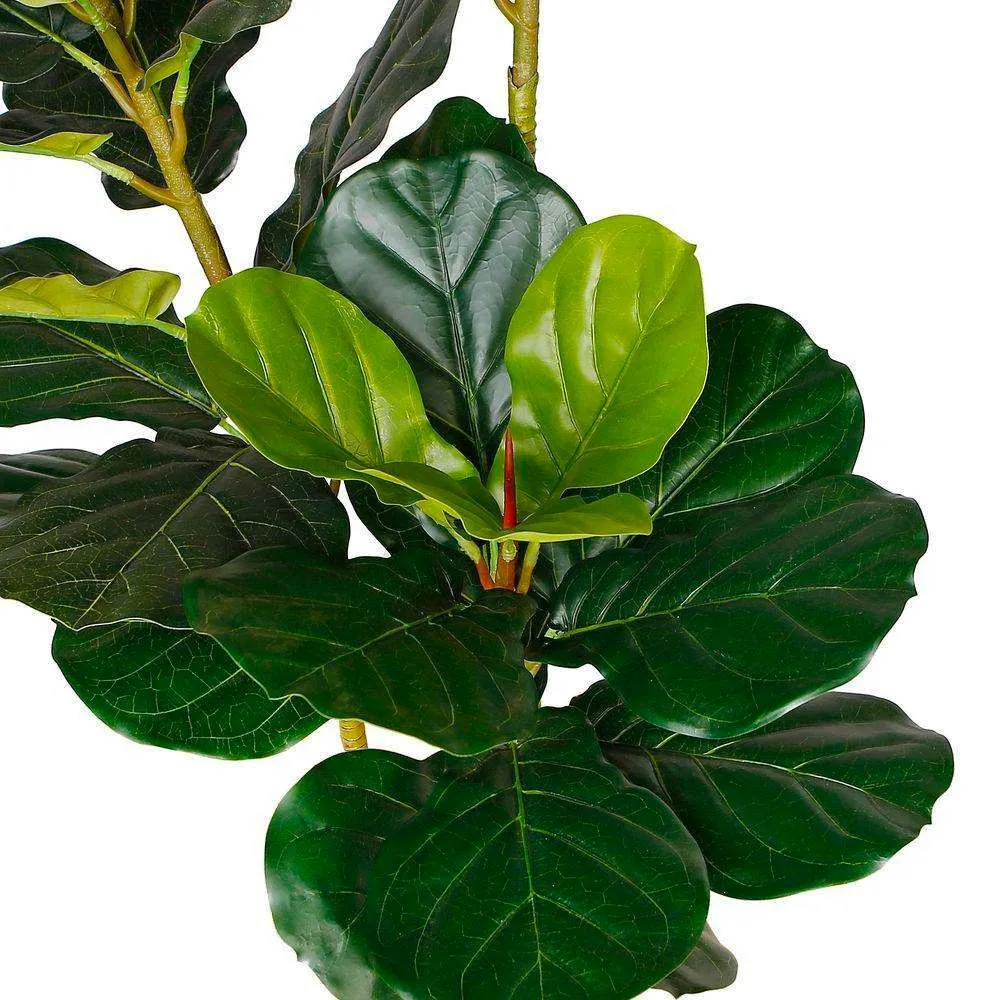Lyrata Artificial Fiddle Leaf Potted Plant (Multiple Sizes)