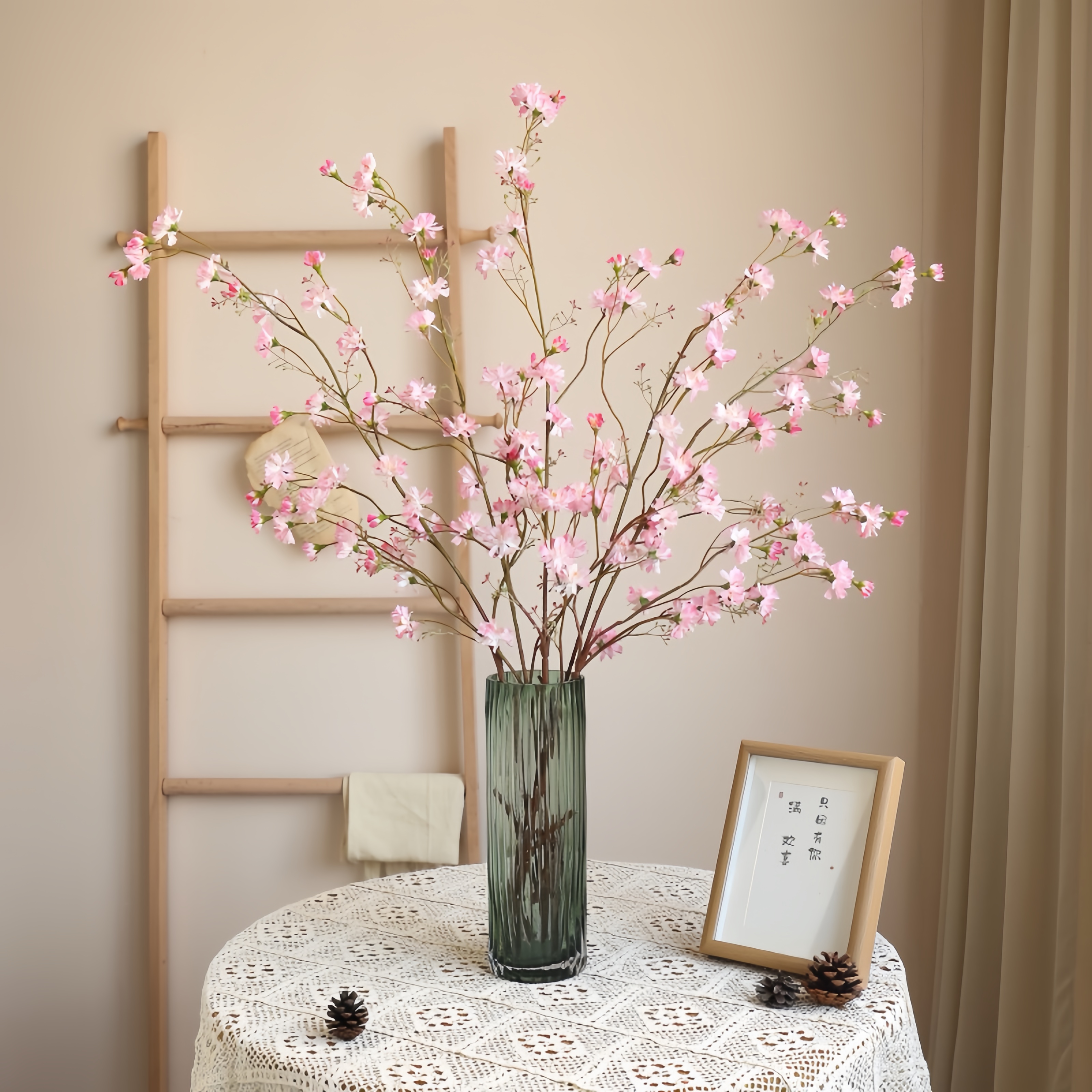 Artificial Willow Chrysanthemum Branch